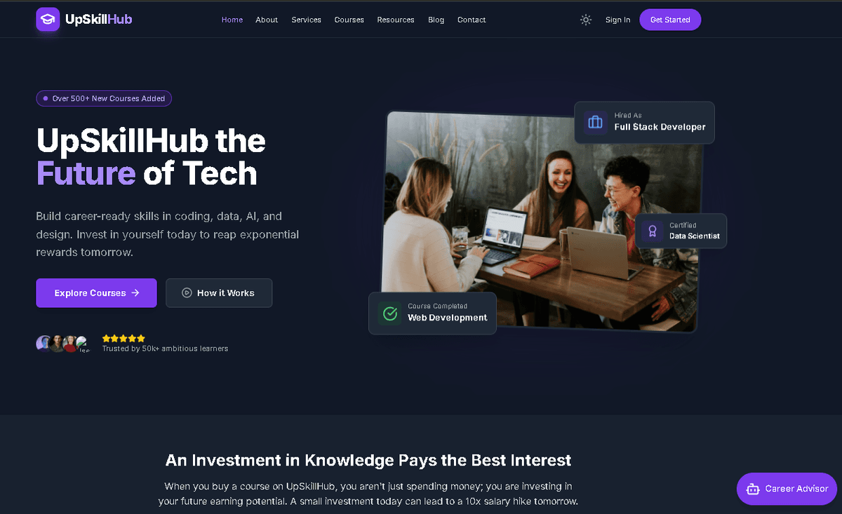 UPSkillHub Education System