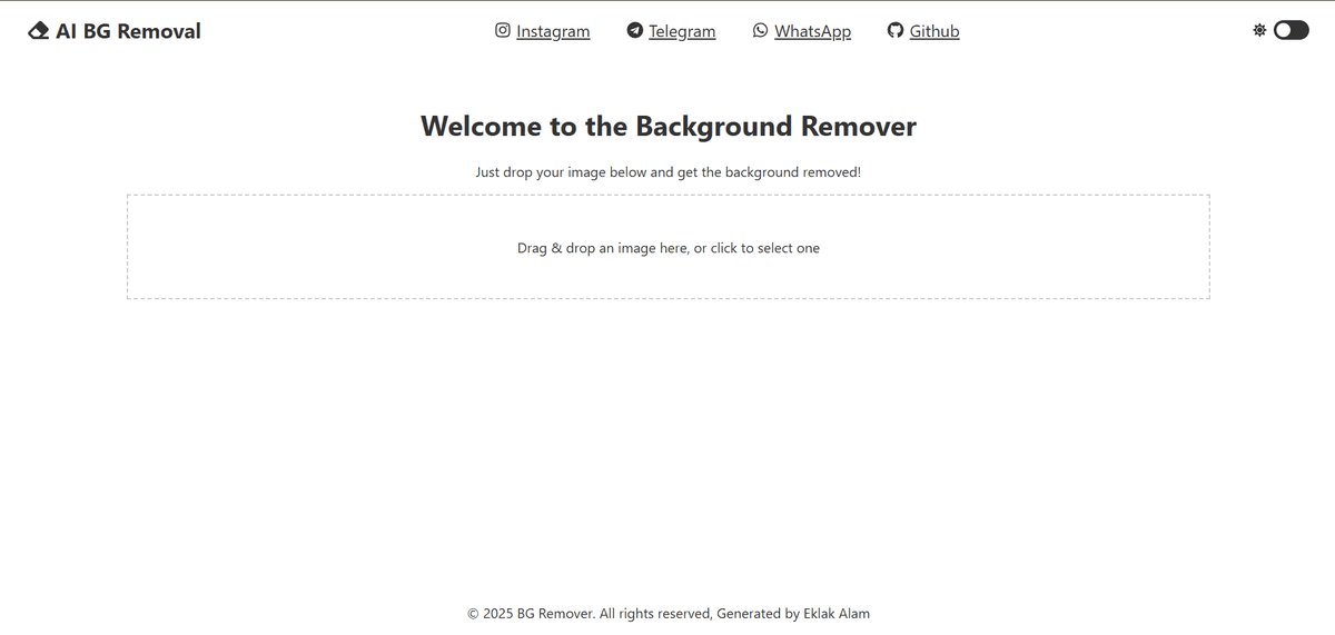 AI Background Remover